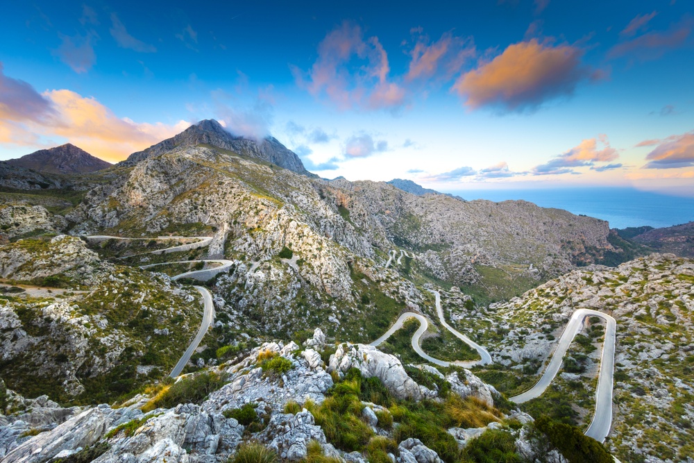 View of Sa Calobra road